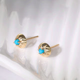 Polaris Turquoise Stud Earring