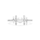 Dual Tone Pearl Focused Ring