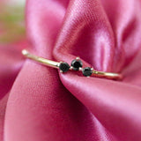 Black Diamond Stack Ring