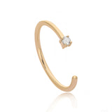 Diamond Cuff Ring|14k Gold