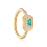 Emerald Innes Gold Ring