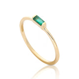 Emerald Promise Ring