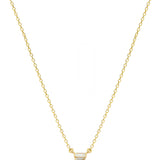 Trio Baguette Necklace