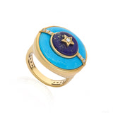 Starry Night Signet Ring