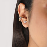 Axis Double-Toned Cuff Earring