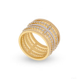 Lorelai Three Tier Band Ring