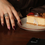 Lorelai Three Tier Band Ring