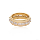 Drum Baguette Band Ring