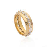 Drum Baguette Band Ring