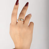 Drum Baguette Band Ring