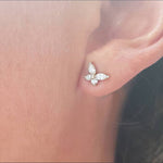 Tiny Butterfly Studs - The Jewelz 