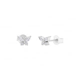 Tiny Butterfly Studs - The Jewelz 