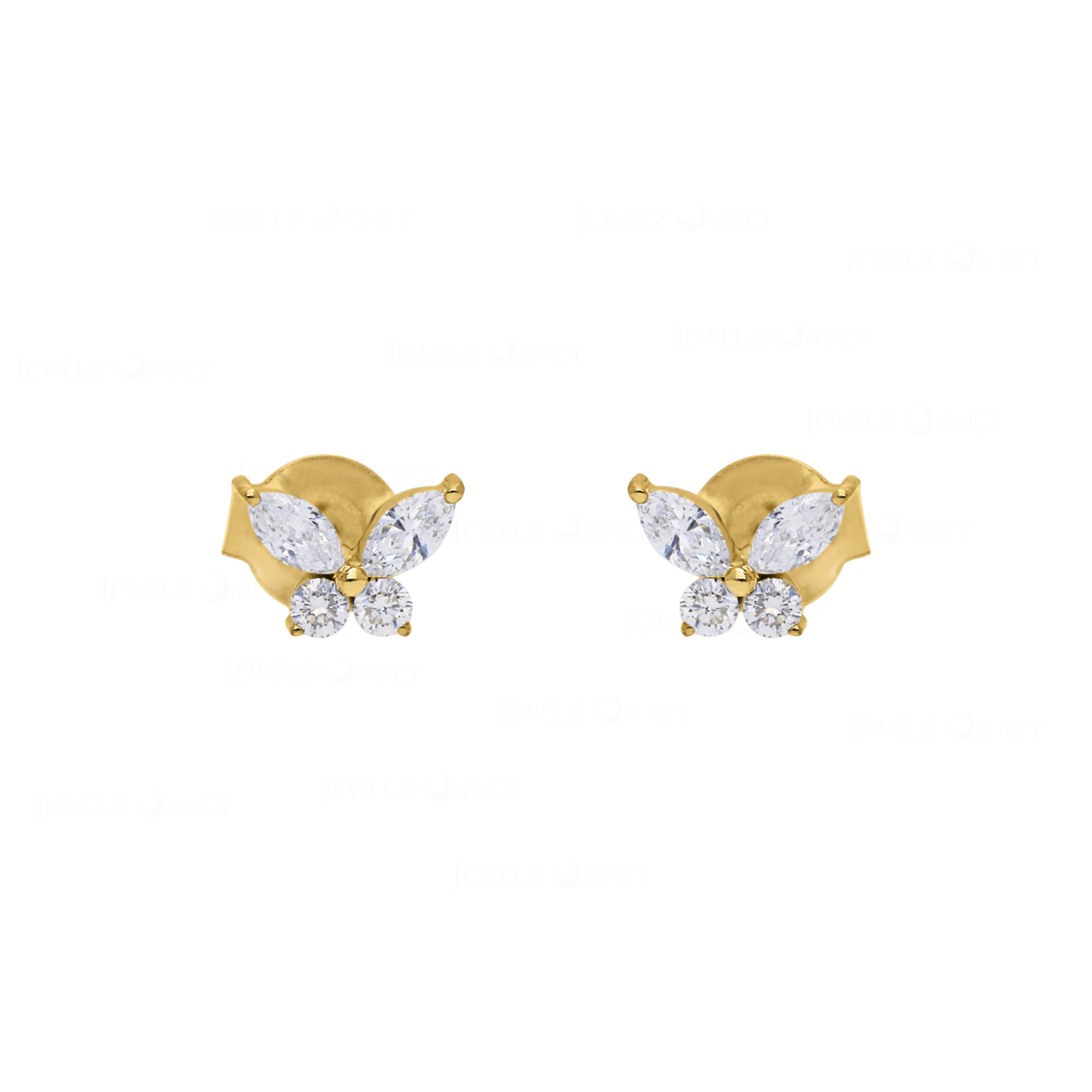 Tiny Butterfly Studs - The Jewelz 