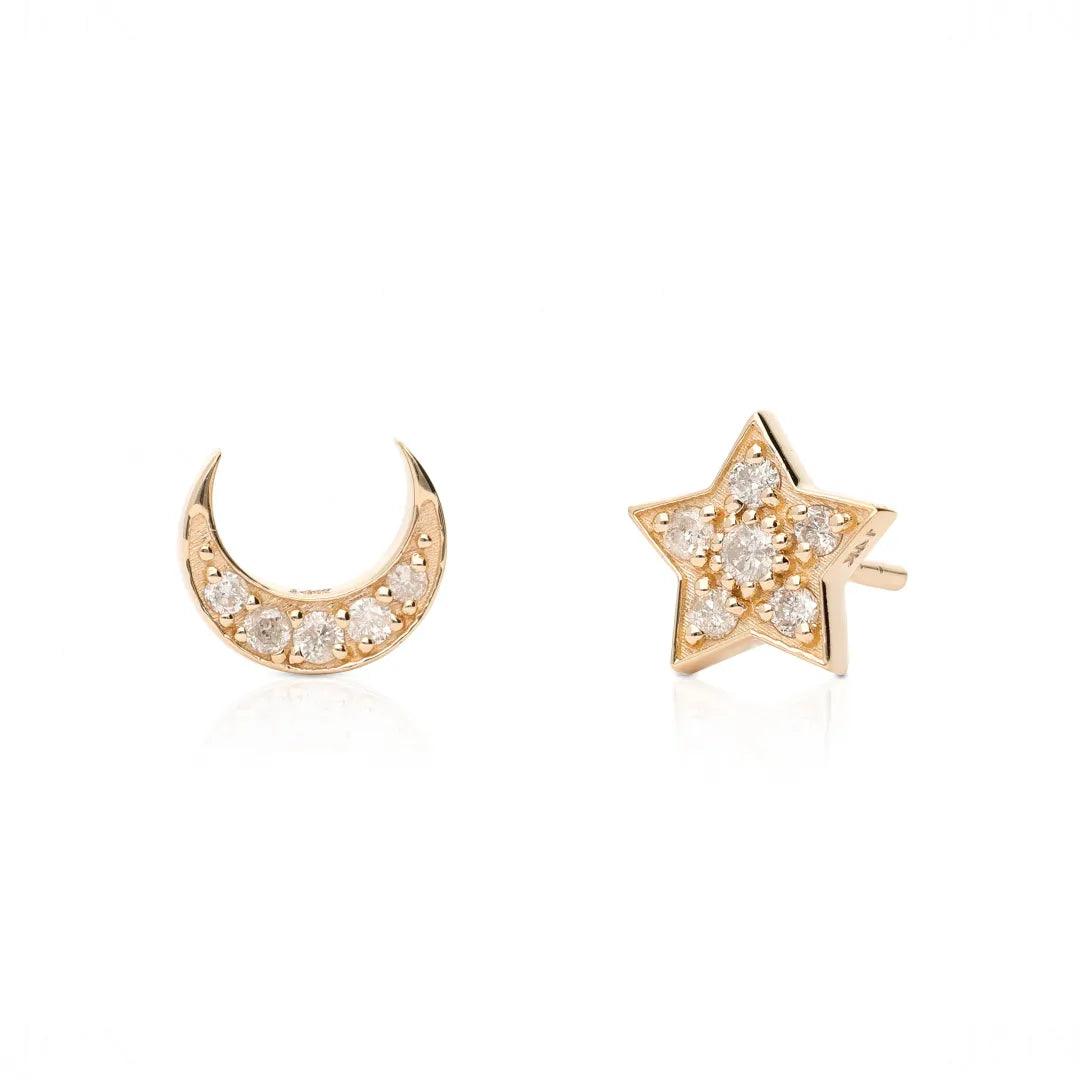 Moon n Star Studs