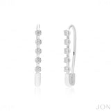 Safety Pin Earrings - The Jewelz 