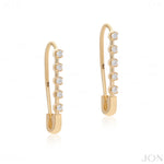 Safety Pin Earrings - The Jewelz 