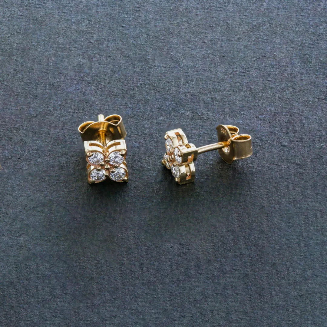 Four Leaf Clover Studs