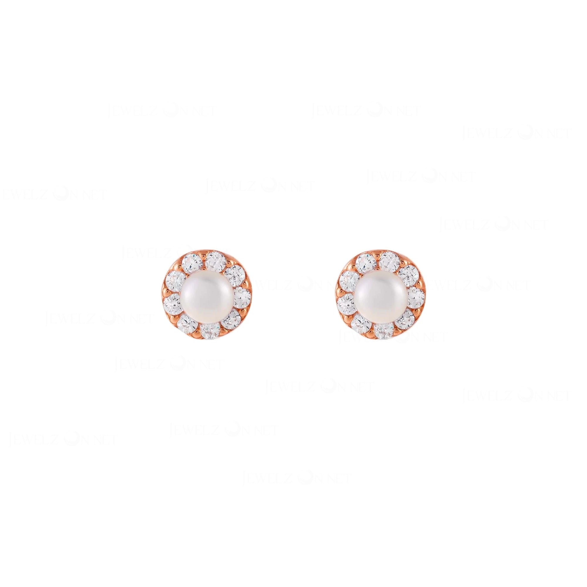 Pearl Daisy Studs