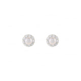 Pearl Daisy Studs