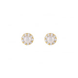 Pearl Daisy Studs