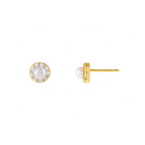 Pearl Daisy Studs