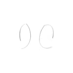 Oval Hoop Earrings | Solid Gold 14k