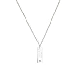 Roman Numeral Bar Necklace (Personalized Engraving)