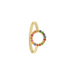 Multi Sapphire Rainbow Ring