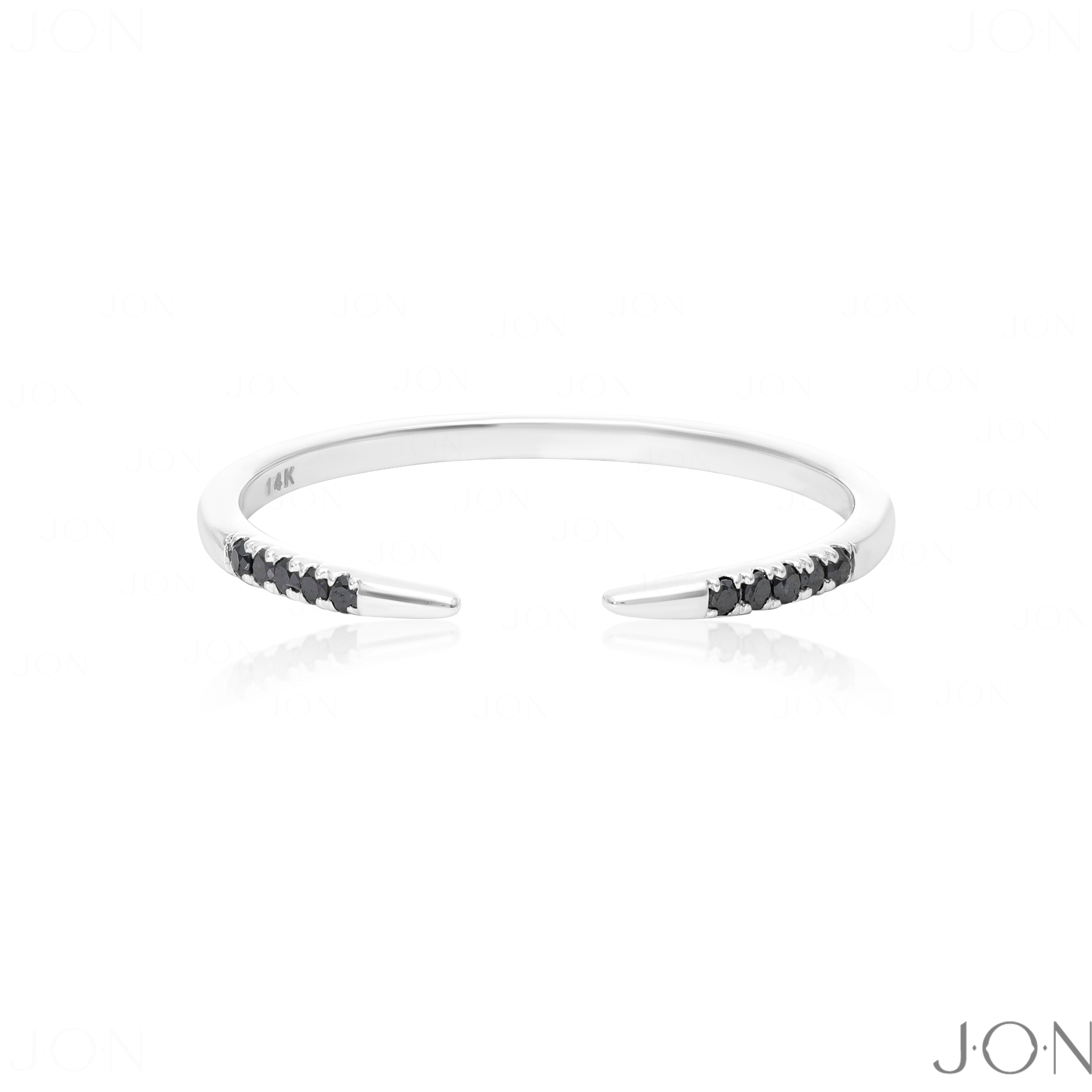 Black Diamond Claw Ring - The Jewelz 