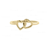 Interlinked Heart Ring|14k Gold