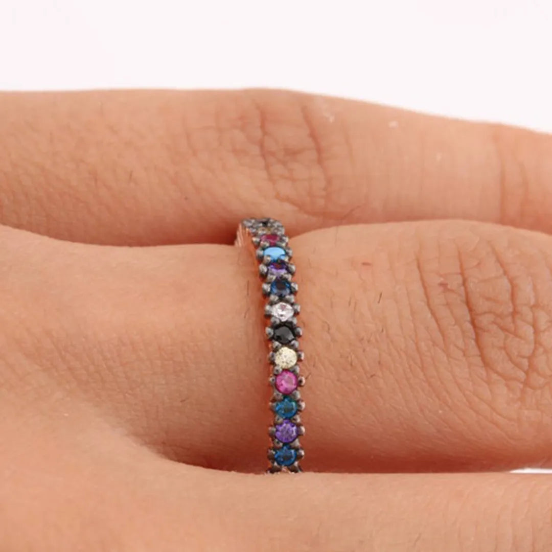 Multi-Sapphire Band