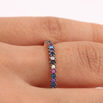 Multi-Sapphire Band