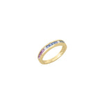 Diamond Multi Sapphire Band