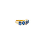 Blue Sapphire Oval Ring