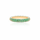 Emerald Eternity Band - The Jewelz 