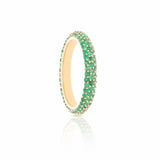 Emerald Eternity Band - The Jewelz 