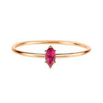 Marquise Custom Gemstone Ring|14k Gold,Ruby/Emerald/Sapphire
