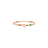 Multi Stone Ring|14k Gold, Diamond